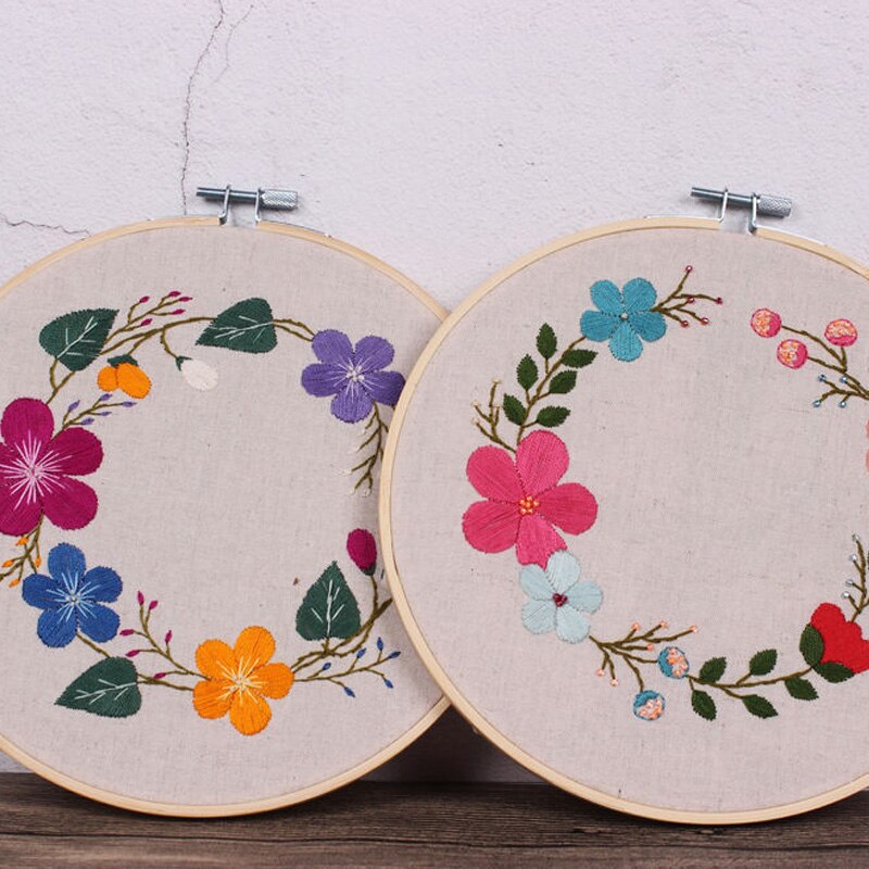 Flower Pattern Embroidery Kit