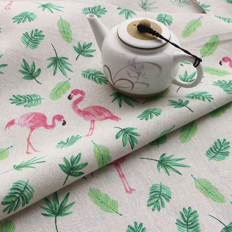 Patterned Cotton Linen Fabric