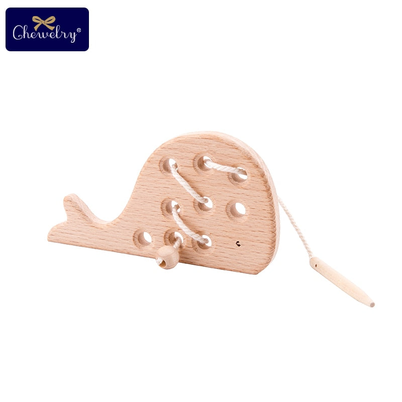 Children Wooden Threading Boards