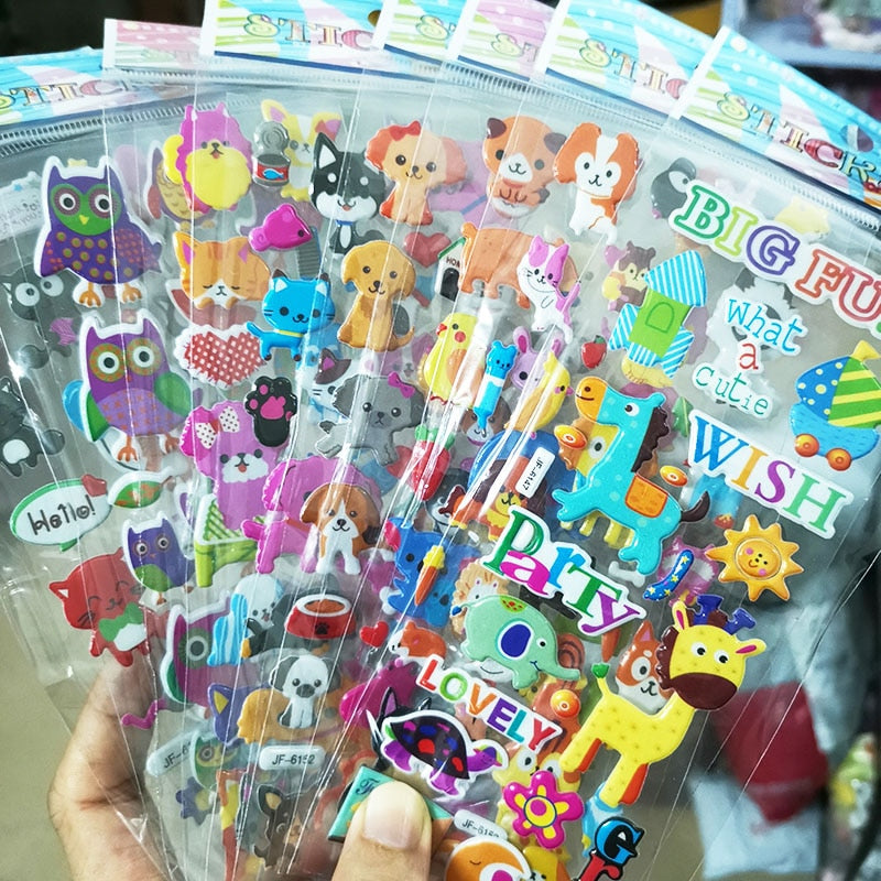 3D Puffy Kids Stickers