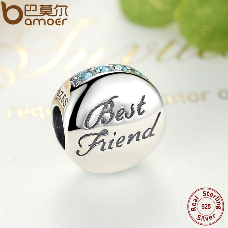 Bamoer Bracelet "Best Friend" Charm