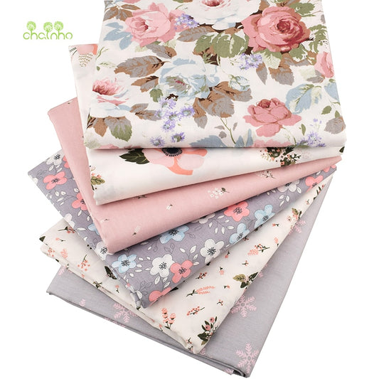 Floral Print Twill Cotton Fabric