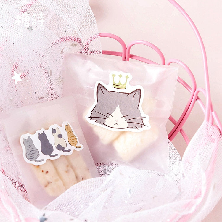 Playful Cats Stickers (45/pack)