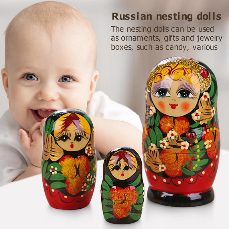 1 Set Wood Russian Nesting Dolls