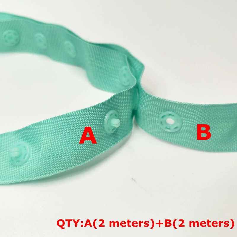 1 meter/lot Nylon Belt With  Buttons