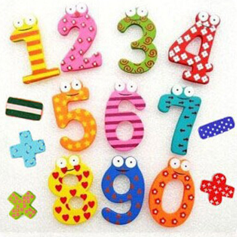 Wooden Magnetic Alphabet Letters And Numbers