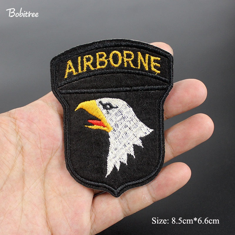 Army Military Patches Embroidery iron on sewing Flag American Air force Army  Badges for clothing accessories