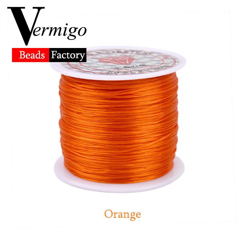 Crystal Beading Stretch Cord (60m/roll, color option)