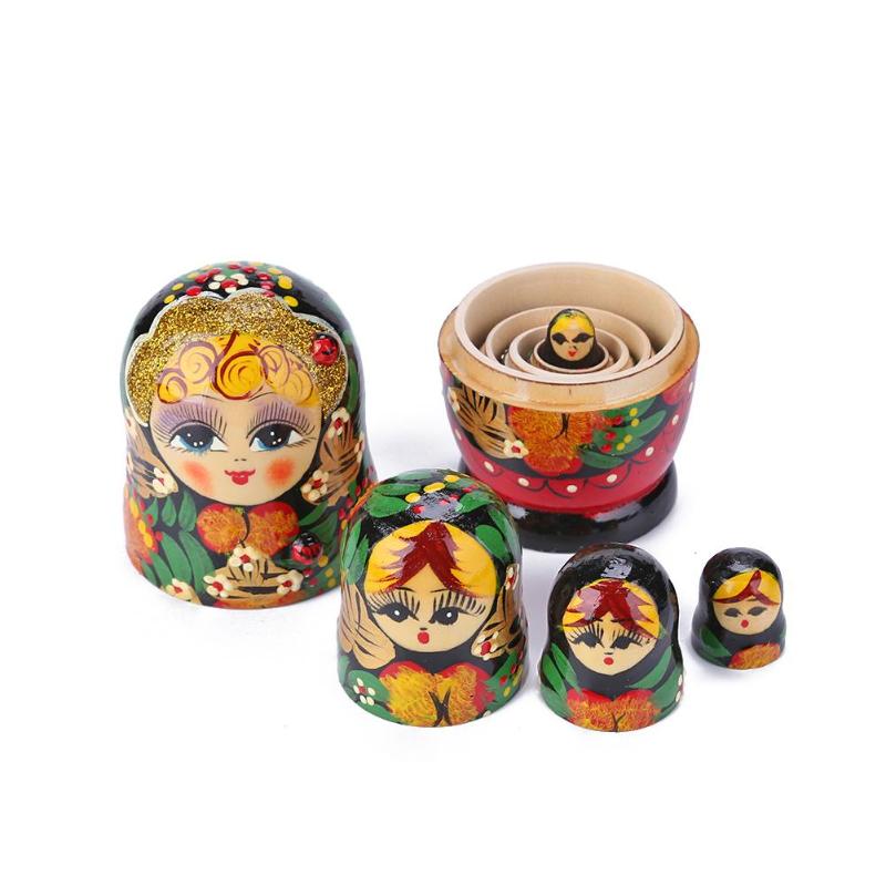 1 Set Wood Russian Nesting Dolls