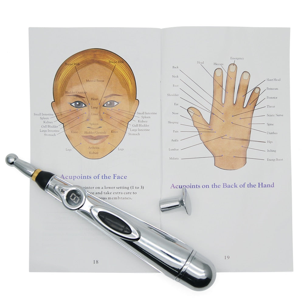 Electric Acupuncture Meridian Energy Magnet Massage Pen