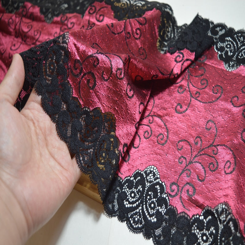 Elastic Lace Fabric Trim