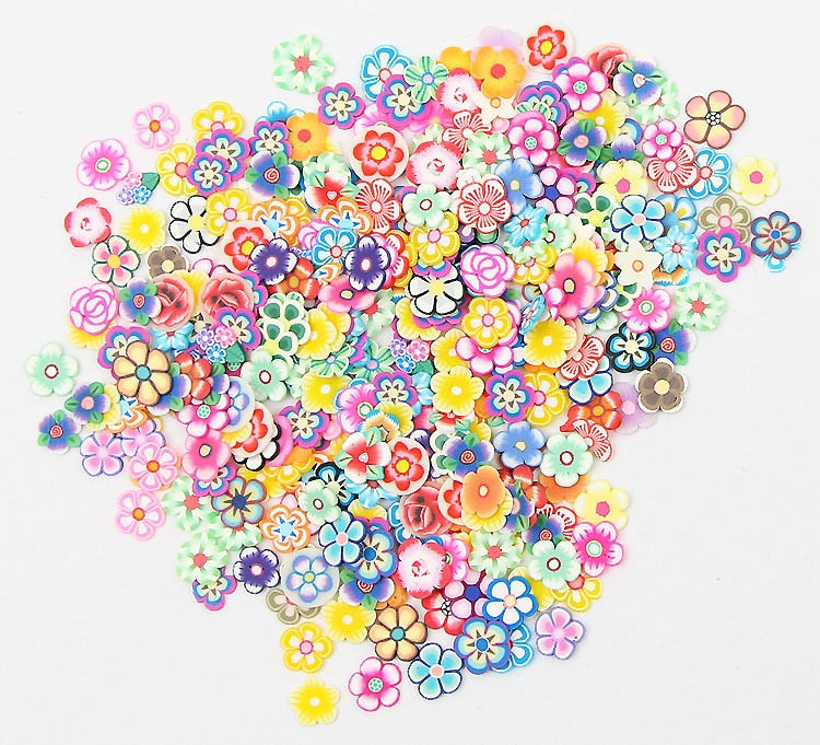 Polymer Clay Stickers (shape options, 1000/pack)