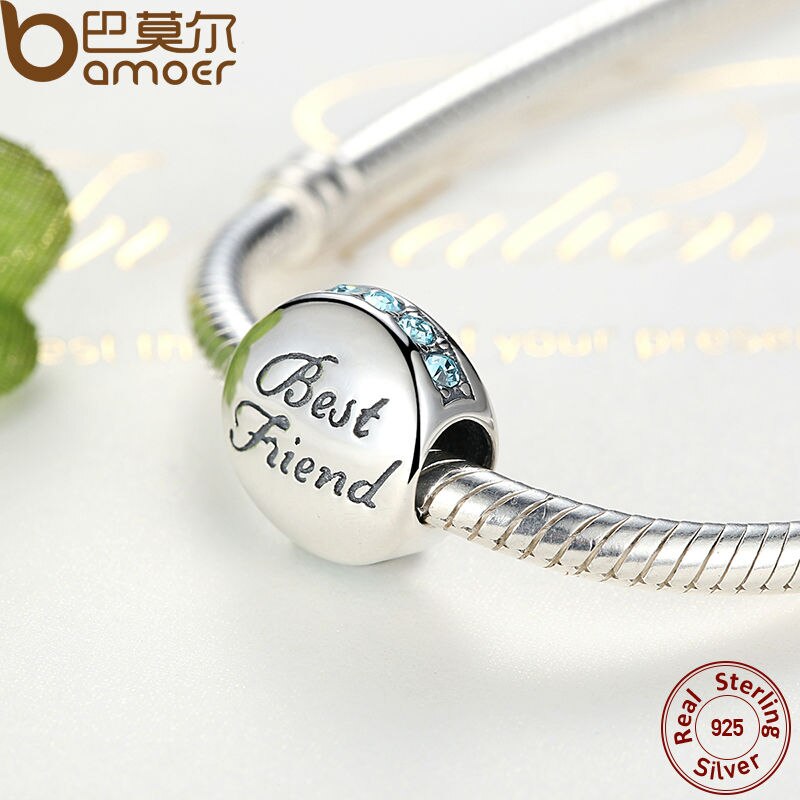 Bamoer Bracelet "Best Friend" Charm