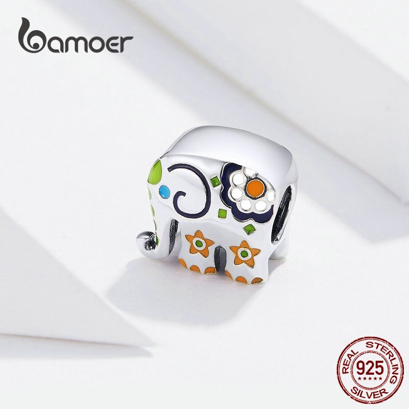 Bamoer Bracelet Thailand Elephant Charm