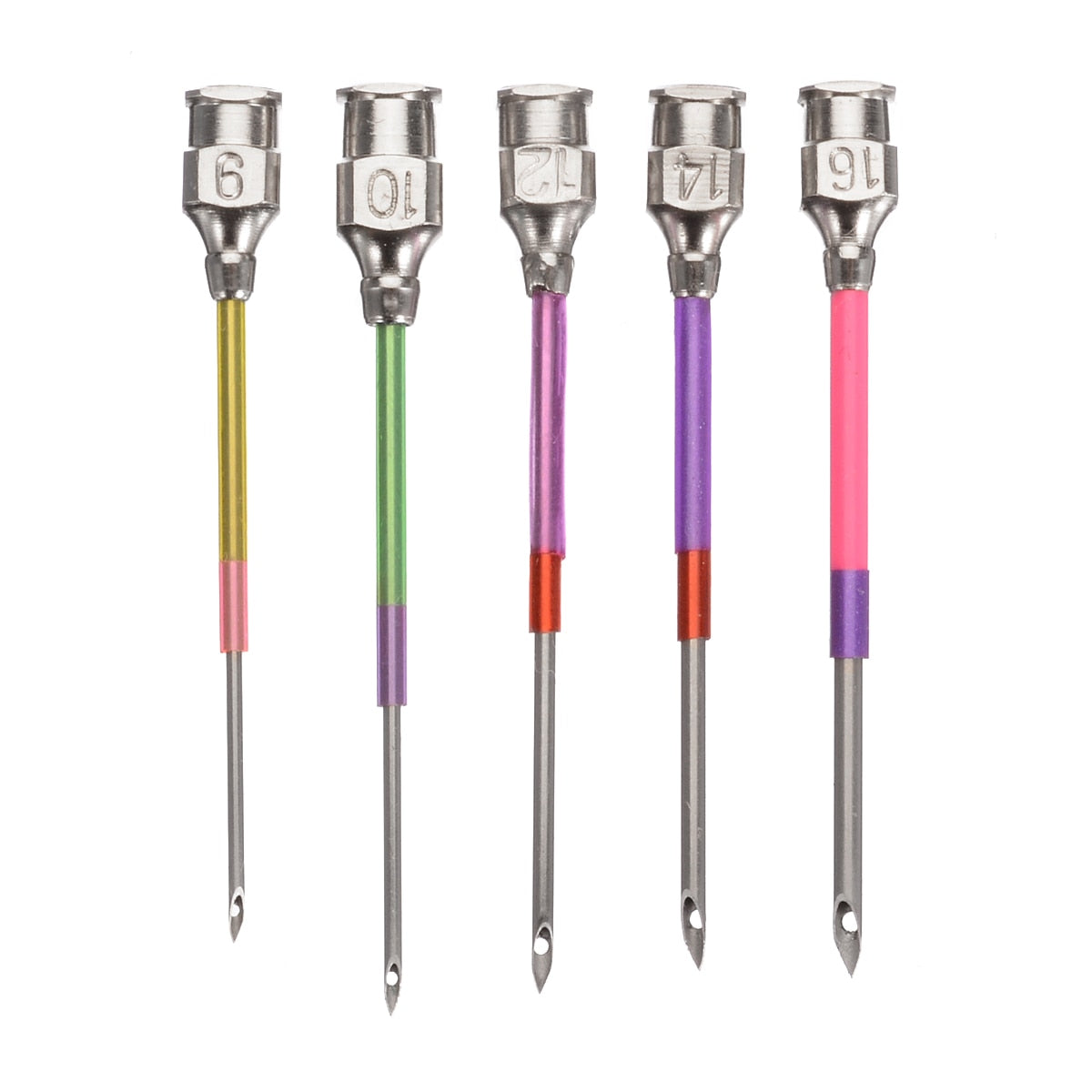 5pcs/set Metal Embroidery Stitching Punch Needle