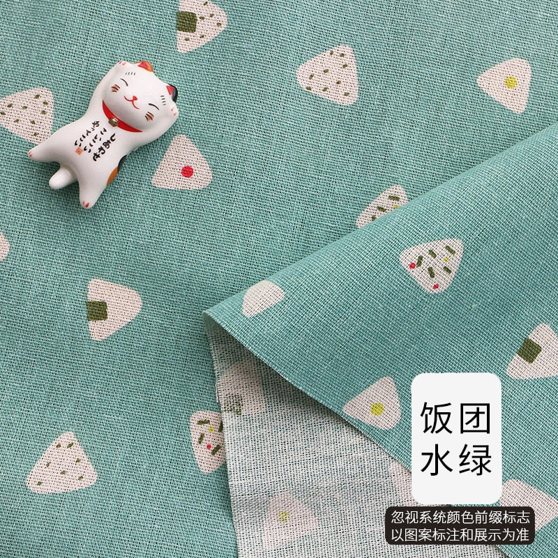 Patterned Cotton Linen Fabric