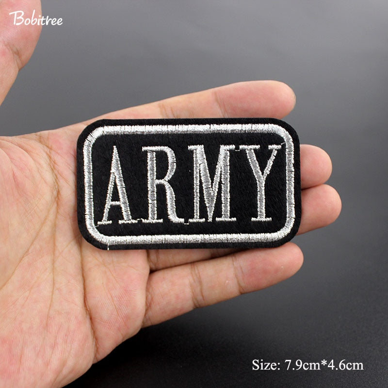 Iron On Army Military Embroidery Patches