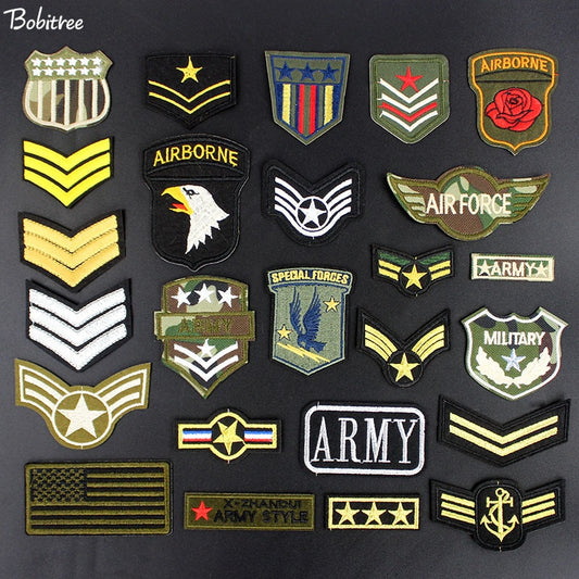 Iron On Army Military Embroidery Patches