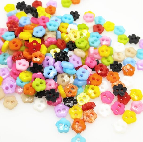 100/300pcs/lot Assorted Colors/Shapes Resin Buttons