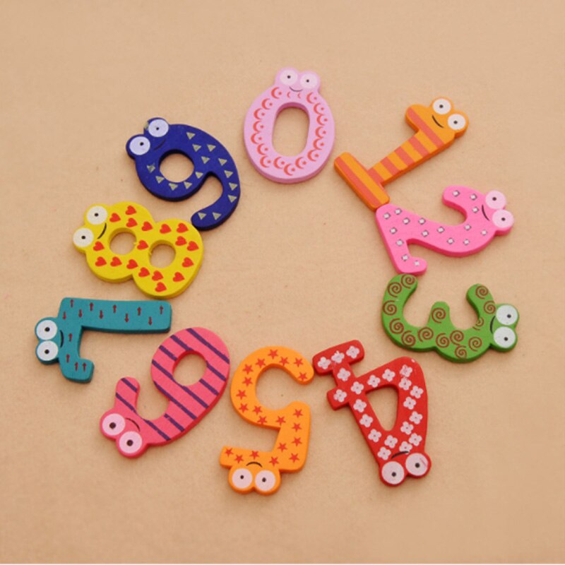 Wooden Magnetic Alphabet Letters And Numbers