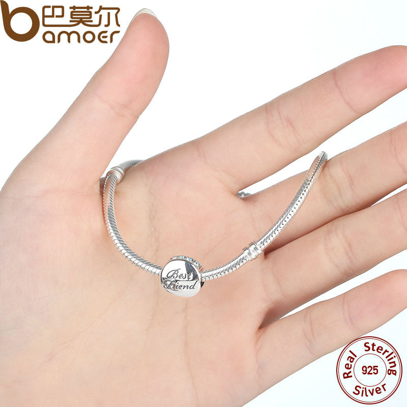 Bamoer Bracelet "Best Friend" Charm