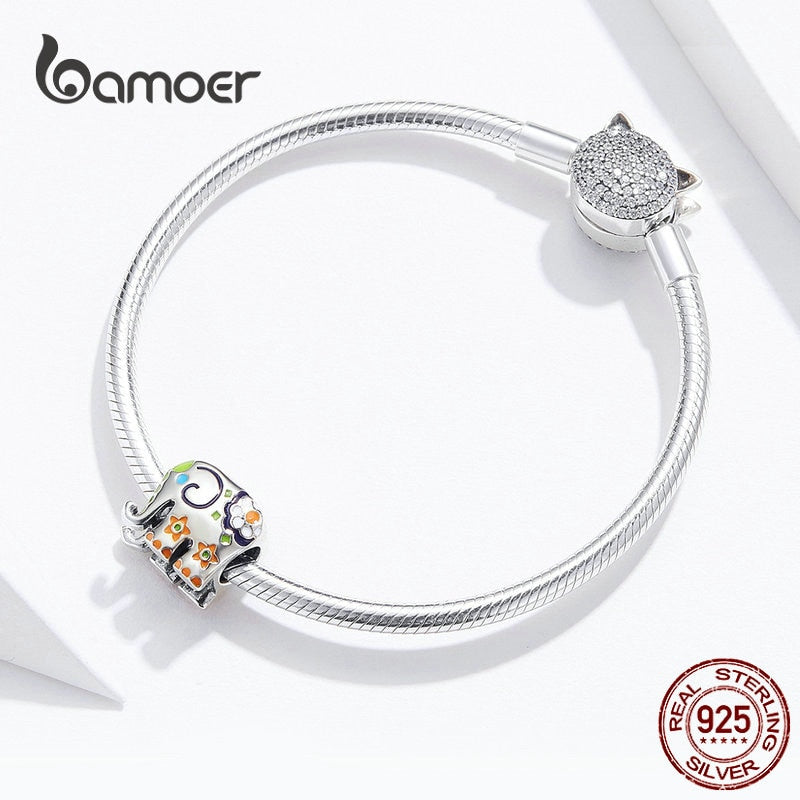 Bamoer Bracelet Thailand Elephant Charm