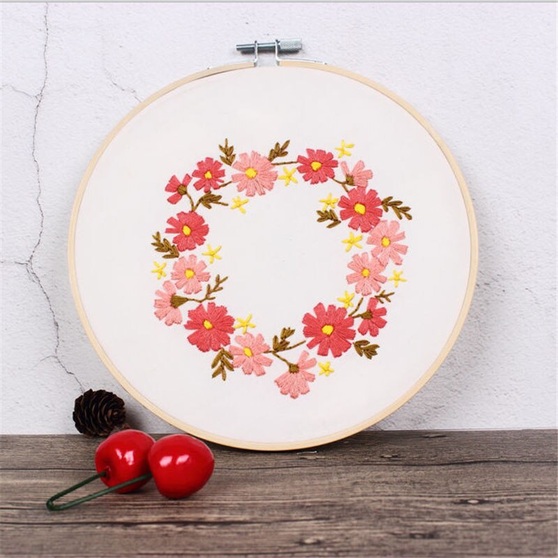 Flower Pattern Embroidery Kit