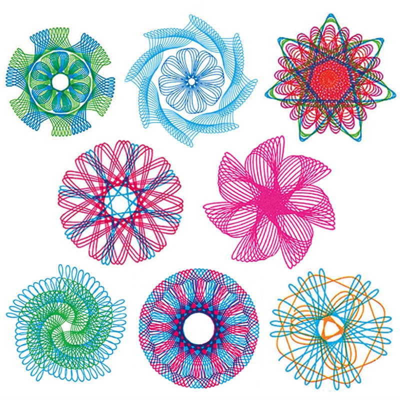 Spirograph Drawing (22 pieces/set)