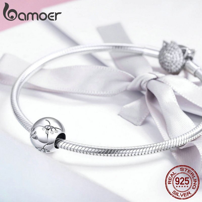 Bamoer Bracelet Dandelion Flower Charm