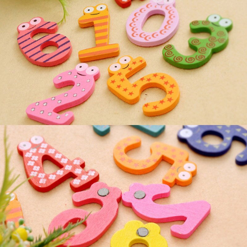 Wooden Magnetic Alphabet Letters And Numbers