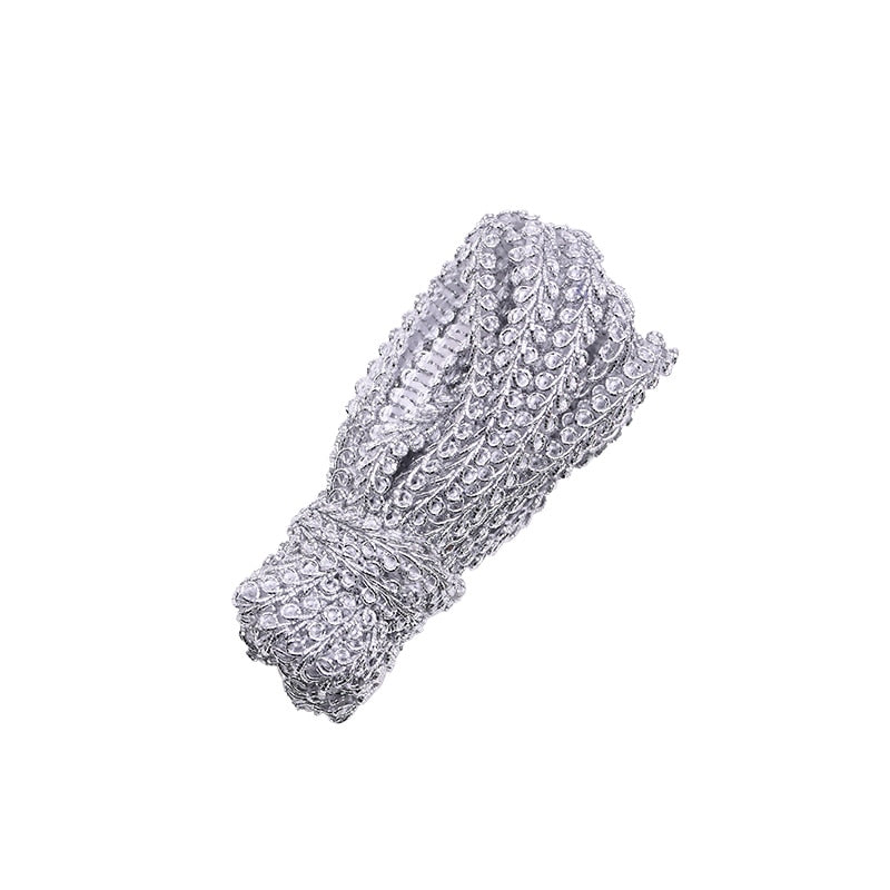 10m/lot Lace Trim Braided Ribbon