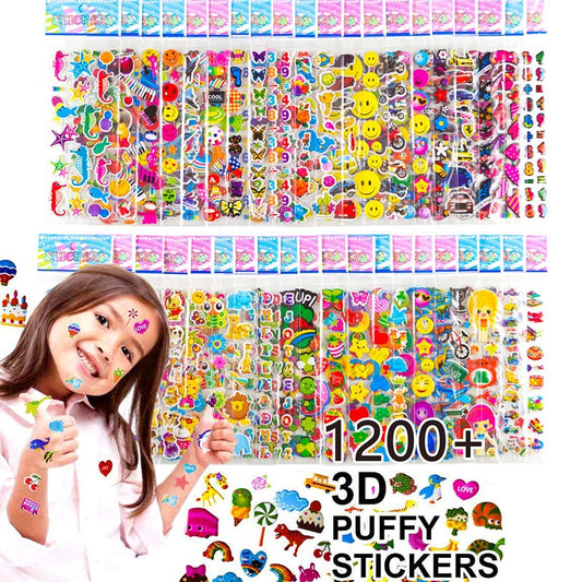 3D Puffy Kids Stickers