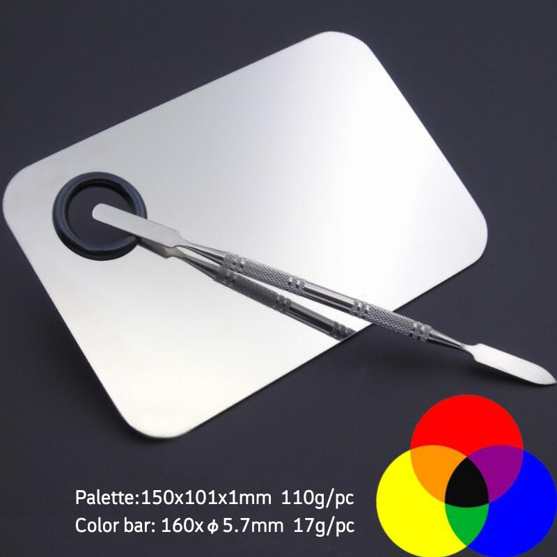 High quality Stainless Steel Paint Palette (shape and size options)