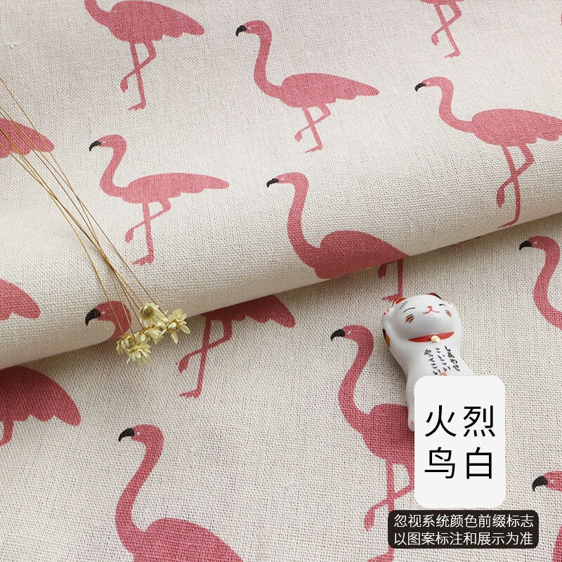 Patterned Cotton Linen Fabric