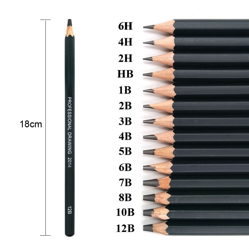 Professional Sketch Drawing Pencil Set