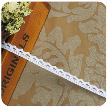 White Cotton Lace Trim 5m/roll