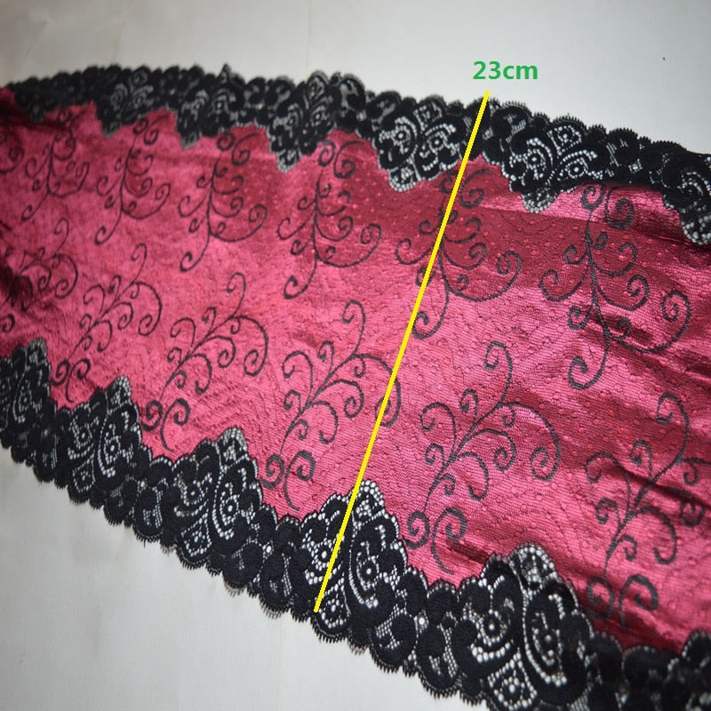 Elastic Lace Fabric Trim