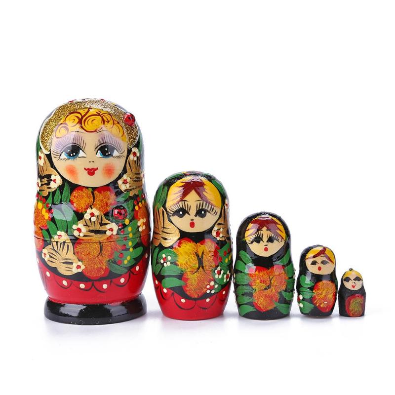 1 Set Wood Russian Nesting Dolls