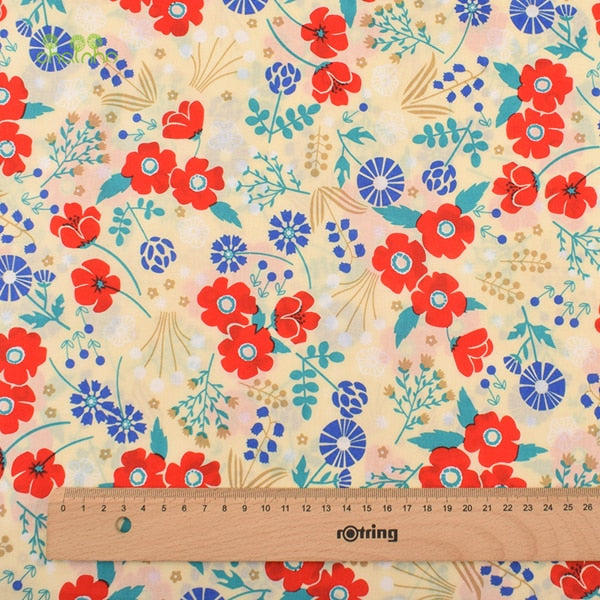 Tropical Printed Cotton Fabric