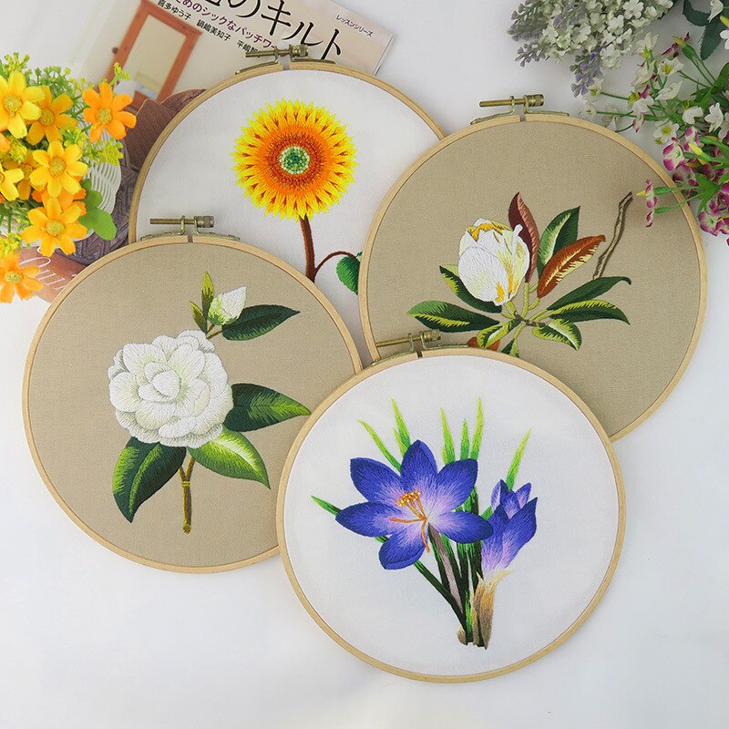 Flower Embroidery Kit