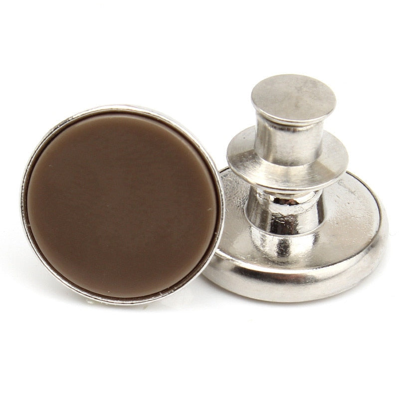 2PCs Snap Fastener Metal Buttons