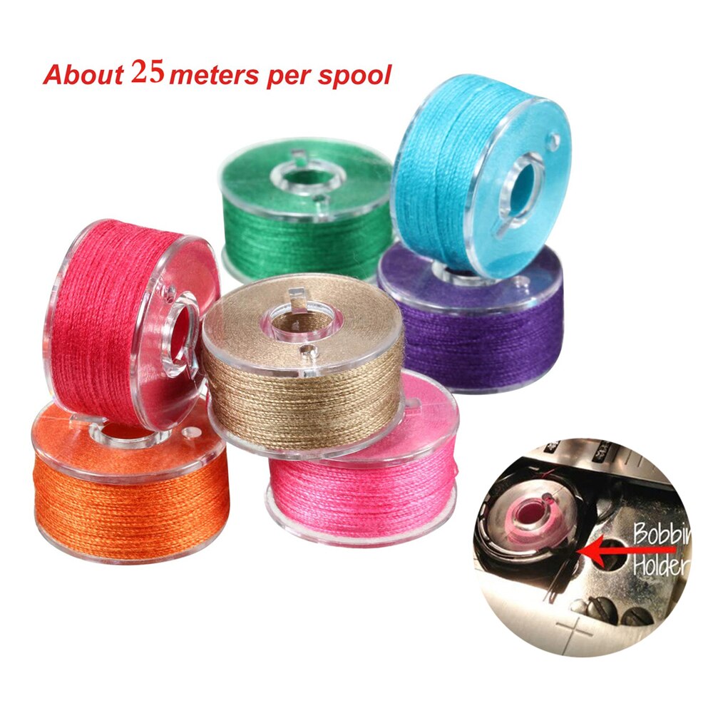 5-20 Colors/Set Threaded Bobbins