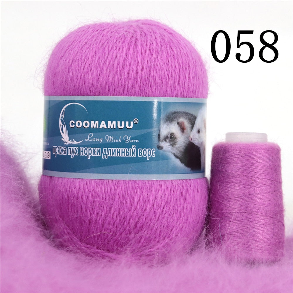 70g/Pcs High Quality Soft Mink Velvet Wool Yarn