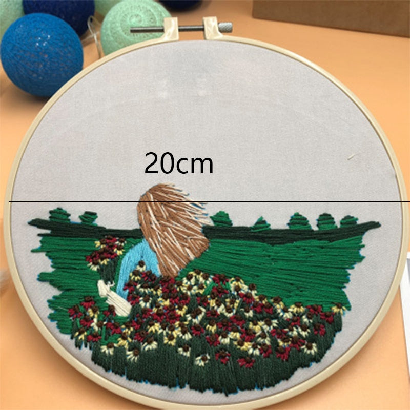 Plant Embroidery Kit