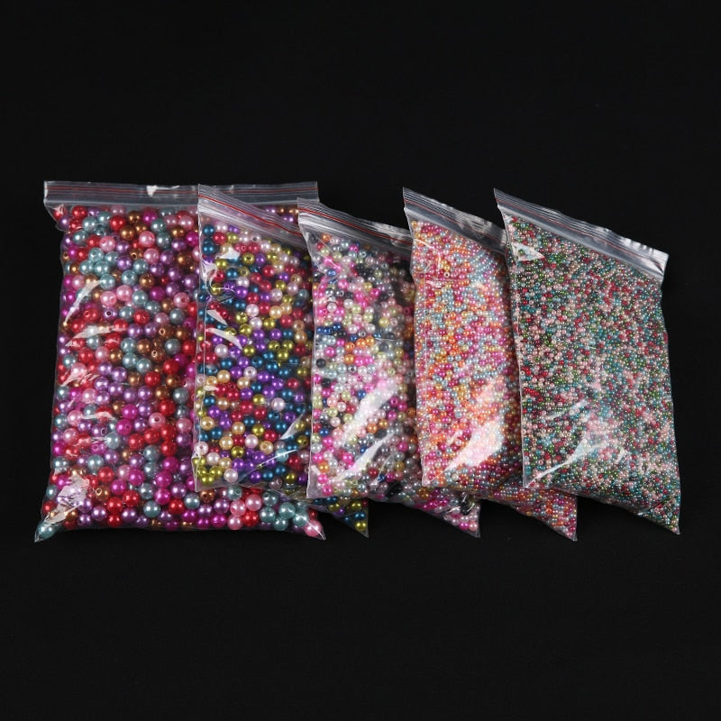 Imitation Pearl Beads (100/500/1000 pack)