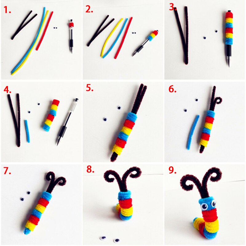 500pcs Plush Shapes and Pipes