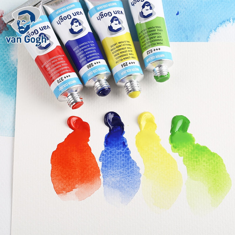 Van Gogh Watercolor Paint Tube (10ml tube, 24 color selctions)