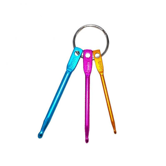 3 in 1 Keychain Mini Crochet Hooks