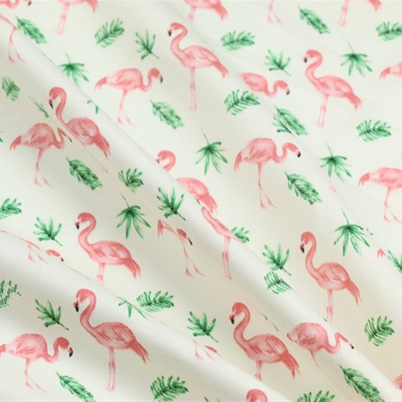 Flamingo Twill Cotton Fabric