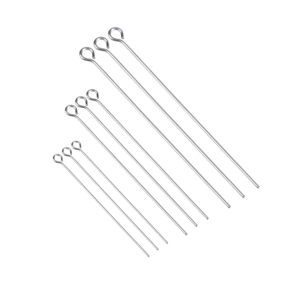 Stainless Steel Eyepin/Headpin/Ballpin 100/lot